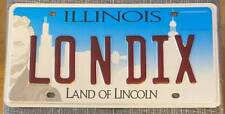 Illinois VANITY License Plate LOW IN DIXIE (LO N DIX) picture