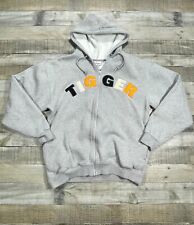 Disneyland Sweater Mens Small Gray Tigger Winnie The Pooh Hooded Casual Zip WDW picture