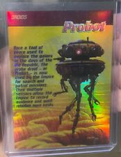 1996 Topps Star Wars Finest Refractor Probot Checklist #90 picture