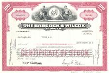 Babcock and Wilcox Co. - 1940's-70's dated Stock Certificate - Energy Technology picture