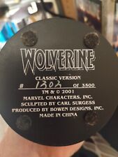 wolverine and spiderman statues picture