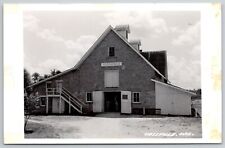 Cassville Wisconsin~Stonefield Horse Barn w/Lean-To RPPC c1950 Postcard picture