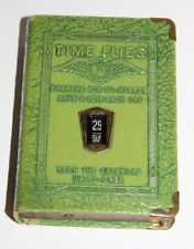 Vintage Time Flies Calendar Savings Bank - Light Green Book - Philadelphia picture