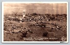 c1969 RPPC Crosses at Boothill Cemetery Tombstone Arizona VINTAGE Postcard picture