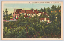 Postcard The Estate of Warner Baxter Bel-Air California picture