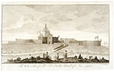 1758 French-Indian War Era Print of British Fort picture