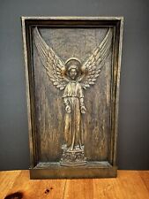 Vintage Wood Carved York Minster St. Stephen’s Chapel Angel picture