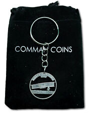 1999 North Carolina Cut Coin First in Flight Keychain US State Quarter Jewelry picture