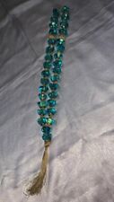 Vintage Islamic Rosary of Turquoise Crystal, 30 Beads, Weighing 470g, 16