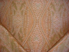 14-3/4Y LEE JOFA ROSEWOOD ANDALUSIAN FLORAL SCROLL BROCADE UPHOLSTERY FABRIC picture