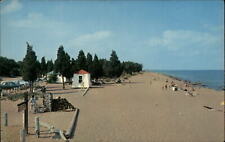 Leamington Ontario Canada Point Pele Natl Park Beach unused vintage postcard picture