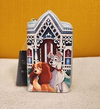Loungefly Disney Lady and the Tramp Portrait House Zip Around Wallet NEW picture