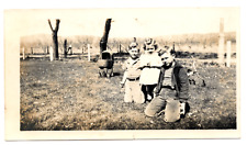 Antique/Vintage Snapshot of Children Outside  picture