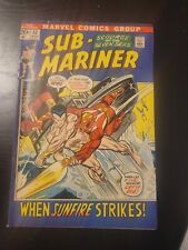 Sub-Mariner #52 2nd Sunfire Marvel 1972 picture