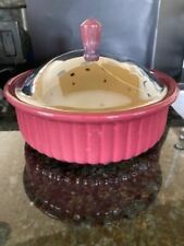 Brown Betty casserole with lid by Everedy made in the USA picture