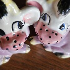 Vintage Thames PURPLE COWS  Salt and Pepper Shakers Set picture