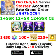 [ENG/NA][INST] FGO / Fate Grand Order Starter Account 1+SSR 100+Tix 1460+SQ #GH7 picture