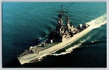 Postcard US Navy Ship - USS Mississippi - CGN-40 - Missile Cruiser picture