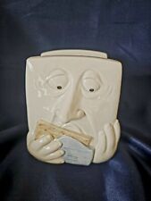 Fritz And Floyd Mail Holder 1987 FITZ & FLOYD Vtg 3D Great Faces FUNNY Ceramic  picture