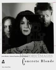1990 Press Photo Concrete Blonde recording artists for IRS - hpp13885 picture