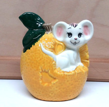 Vintage 1970s Kitsch Ceramic Mouse Bank 5