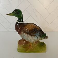 Vintage Japan Ceramic Mallard Duck Figurine 4.5” picture