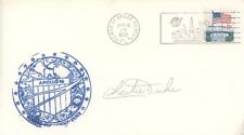 APOLLO 16 MOONWALKER CHARLIE DUKE SIGNED COVER WITH PATCH CACHET picture