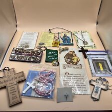 Lot of 17 Mixed Catholic Religious Items picture