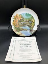 Wildflowers of the South Wild Honeysuckle Collector Plate Windsor Ralph Mark picture