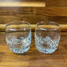 Pair Of Crowne Royal Classic Whiskey Glasses Weighted Base Rocks Glasses picture