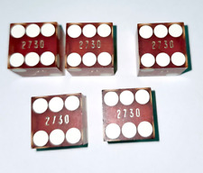5 Mandalay Bay Las Vegas Casino Played Dice Matching Numbers #2730 Frosted picture