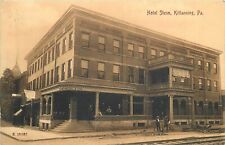 Postcard 1909 Pennsylvania Kittanning Hotel Steim occupation roadside 24-5156 picture