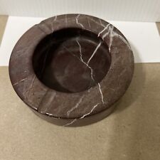 Rare Vintage Marble Carved Stone Ashtray Heavyweight picture