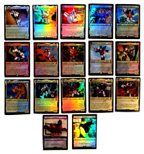 Magic The Gathering Universes Beyond 17 FOIL Transformers Card Set USED MTG NM-M picture
