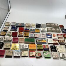 Vintage Matchbooks Lot of 69 Most Unused Restaurants Dogs 7-up Christmas Cars picture