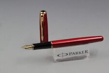 Excellent Parker Sonnet Series Red Color Gold Clip Fine 0.5mm nib Fountain Pen picture