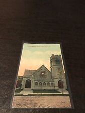 VINTAGE POSTED POSTCARD TRINITY EPISCOPAL CHURCH, WATERVLIET ,  NEW YORK / 1915 picture