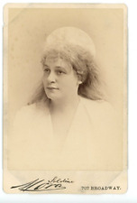 Vintage Cabinet Card  Emily Soldene English singer, actress, director, Novelist picture