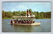 Angola IN-Indiana, Show Boat Ride, Buck Lake Ranch, Vintage Souvenir Postcard picture