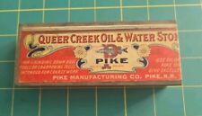 ANTIQUE WHETSTONE / QUEER CREEK OIL & WATER STONE / PIKE STATION NEW HAMPSHIRE picture