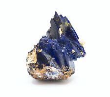 Azurite Deep Blue Crystal Specimen Natural on Matrix Copper Mineral 8.5g picture