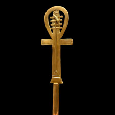 Ancient Egyptian Stick as key of life-Djed and Was-scepter , Handmade Stick picture