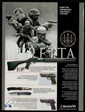 2000 BERETTA 1201FP Shotgun AD w/ 9296FS Pistol Tactical System PRINT AD picture