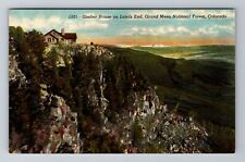 Lands End CO-Colorado, Grand Mesa Natl Forest, Shelter House, Vintage Postcard picture