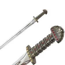 Custom Handmade Stainless Steel Blade King Ragnar Sword | Hunting Sword Camping picture