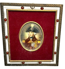Antique Signed Miniature Hand Painted Portrait of Officer Lord Horatio Nelson picture