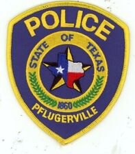 TEXAS TX PFLUGERVILLE POLICE NICE SHOULDER PATCH SHERIFF picture