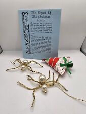 Handmade Vintage Christmas Spider Ornaments German Tradition picture