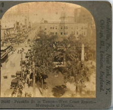 FLORIDA, Tampa, Franklin St., A West Coast Resort--Keystone Stereoview X96 picture