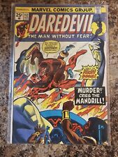 Daredevil #112 (1974) Black Widow & Mandrill Appearance Marvel Comics FN picture